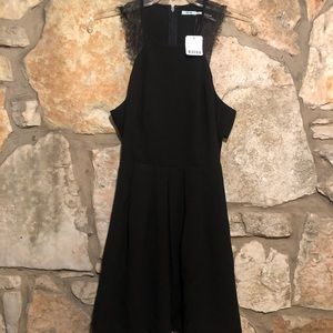 Urban Outfitters black racer back dress